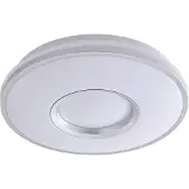 LINDBY LED-taklampe Furgo, sølv/hvit, plast, IP44