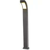 LUCANDE LED-gatelampe Lennik, 100 cm, antrasitt, metall