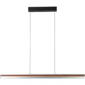 LUCANDE LED-hengelampe Lutana, nikkel/trefarge, 101 cm