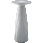 Sigor Nuflair LED-bordlampe, grå, IP54, dimbar, 24 cm
