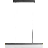 LUCANDE LED-hengelampe Alania, transparent, metall, 86,5 cm