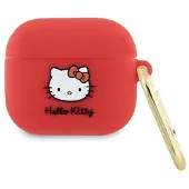 Hello Kitty 3D Kitty Head-etui i silikon for AirPods 3 - fuchsia