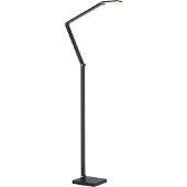 Paul Neuhaus LED-gulvlampe SAMSKY, grå, høyde 161 cm, metall, berøringsdimmer