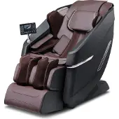 Vevor helkroppsmassasjestol, SL-Track nullgravitasjonsmassasjestol, 3D Shiatsu, kroppsskanning, oppvarming, Bluetooth-høyttaler, kollisjonsputer for stue, hjem