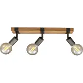 Briloner Wood Basic taklampe, 3 lyskilder