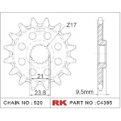 Rk 4395 520 Fremre Tannhjul