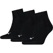 Puma Quarter Socks Unisex (3-Pack), Clothing, Black, 47-49