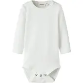 Lil´ Atelier Lil' Atelier Body I/e - NbnGayo - Coconut Melk - - 1 år (80) - Langermet Body