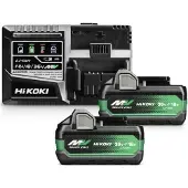 HiKOKI UC18YSL3WHZ batteri- og laderpakke 36 V/18 V 2,5 Ah/5 Ah 2x BSL36A18X