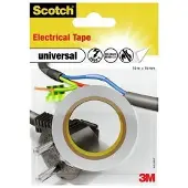 3M 4401WHT, 1 stykker, Hvit, PVC, 6000 V, 10 m, 15 mm