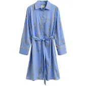 Gant 4503497 Langarmet Kort Kjole