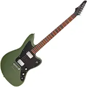 G4M 638 Baritone VI Elektrisk Gitar Grønn