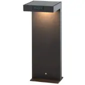 KLEWE LED-solcellelampe ALA GROUND MINI, antrasitt, 40 cm, IP65