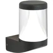 Orion Utendørs LED-vegglampe Midnight, anti-UV-spreder