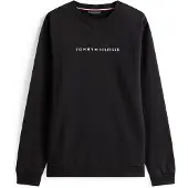 Tommy Hilfiger for man. UM0UM03666 Original sweatshirt with black logo (M), Homewear, Cotton, Polyester, Long sleeve