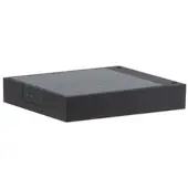 KLEWE LED-solcellelampe ALA WALL, antrasitt, aluminium, IP65