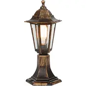 QAZQA Utendørslampe Antikkgull 42 cm IP44 - New Haven