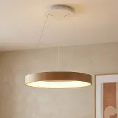 Mantra-Iluminacion Smart LED-hengelampe Niseko II, Ø 38 cm, trefarge, CCT