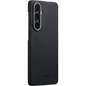 Pitaka Edge Case - Black/Grey Twill - Samsung Galaxy S26