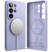 Ringke Samsung Galaxy S26 Ultra Liquid Silicone MagSafe Deksel - Lavendel