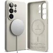 Ringke Samsung Galaxy S26 Ultra Liquid Silicone MagSafe Deksel - Stein