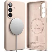 Ringke Samsung Galaxy S26+ Liquid Silicone MagSafe Deksel - Rosa Sand
