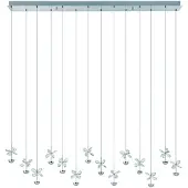 Stars of Light EGLO hengelampe Pianopoli, krom Lengde 140 cm