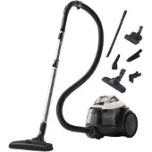 Electrolux EL61H4SW, Uten pose, Sort, Hvit, 9 m, Skyving, 2 hjul, Tørr
