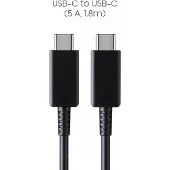 Samsung EP-DX510 - USB-kabel - USB-C (hann) til USB-C (hann) - USB 2.0 - 5 A - 1.8 m - svart