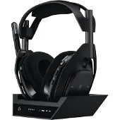 Logitech G Astro A50 - 5. generasjon - hodesett - full størrelse - Bluetooth / LIGHTSPEED - trådløs - svart