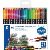 Staedtler Double-ended perm. Pens 36 pcs