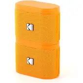 Kodak SoundBrix trådløs høyttalerstabel (Overload Orange), 2 stk.
