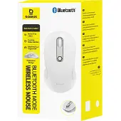 Baseus F02 trådløs ergonomisk Bluetooth-mus – hvit