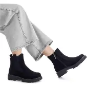 Refresh for woman. 17302702-NEGRO Ankle boots 173027 black (39), Flat, 1 to 3 cm, Zip, Casual
