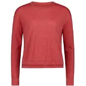 Mons Royale Zephyr Merino Tencel Boxy Teknisk skjorte rød