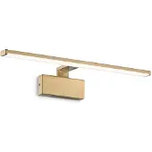 Ideal Lux LED-vegglampe Alma i messing og metall, bredde 51 cm