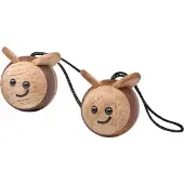 FableWood Bier - Tre - 2-pack - 3x2,5 cm - - OneSize - Dekorasjon