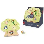 Janod Sonorous Bird 24x35 Cm Puslespill 5 Stykker