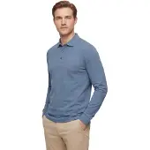 BOSS Pado 30 10241542 Langermet Poloskjorte