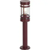 QAZQA Moderne utendørslampe mørkerød 50 cm IP44 - Gleam