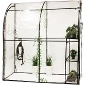 NSH Nordic HORTUS Vægdrivhus plast 215 x 200 x 100 cm (211-206)