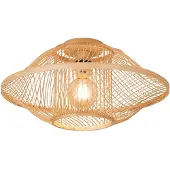 Good&Mojo Taklampe Maui, natur, Ø 50 cm, bambus, E27