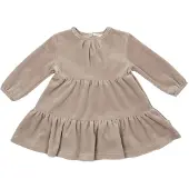 Smallstuff Kjole - Velur - Nature - - 56 - Kjole