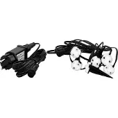 Eglo LED-bakkelys Spinetoli 2, sett med 6 stk. med jordspyd