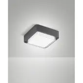 FABAS LUCE LED utendørs taklampe Diuk, mørkegrå, metall, IP65