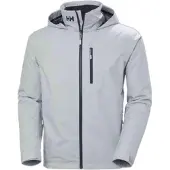 Helly Hansen for man. 34442 Sailing jacket with hood and grey midlayer (L), Casual, Polyester, Long sleeve