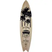 Dekoracja domu Husdekor veggdekor Surf Board hvit