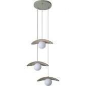 Osram hengelampe Decor Pearl, 3 lyskilder, beige, filt, G9