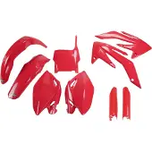 Ufo Honda Crf 250r 2006-2007 Hokit105f-070 Fork Protectors & Plastsett