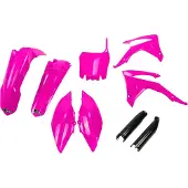 Ufo Honda Crf 250r/450r 2014-2017 Hokit116f-p Fork Protectors & Plastsett